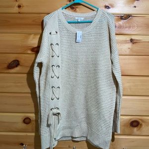 Cream sweater